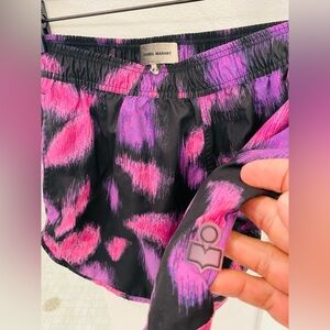 Isabel Marant Men’s Pink and Black Shorts